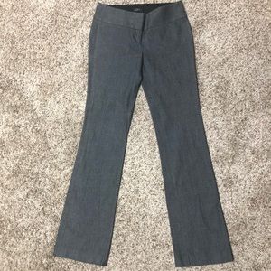 Ann Taylor Loft Womens Zoe Bootcut Gray Pants Sz 0